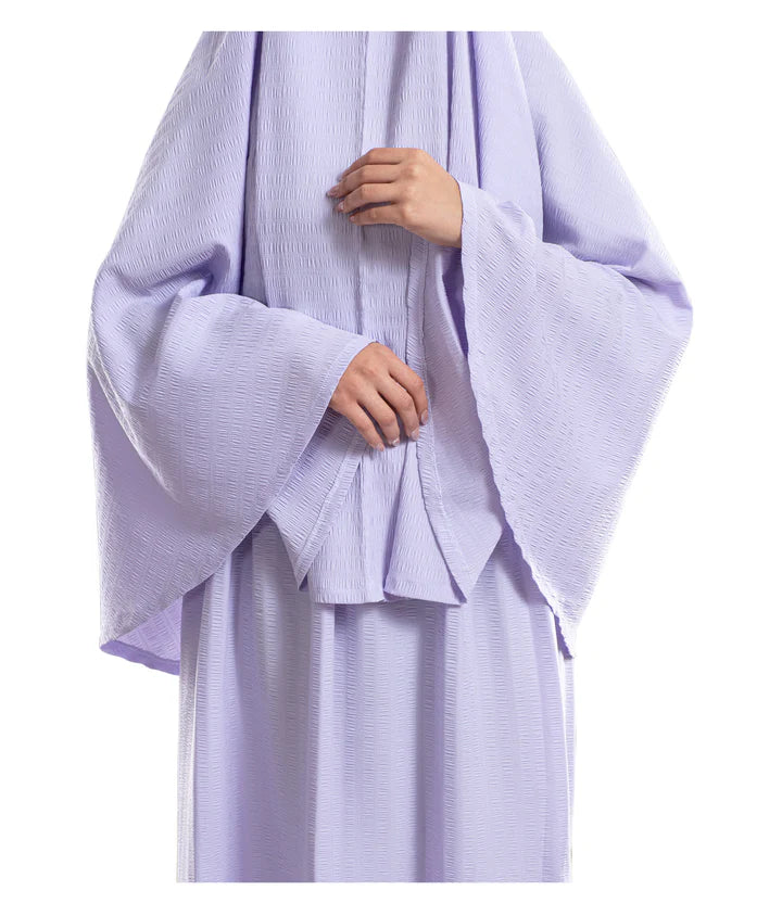 ملابس الصلاة الكريشة بلون اللافندر